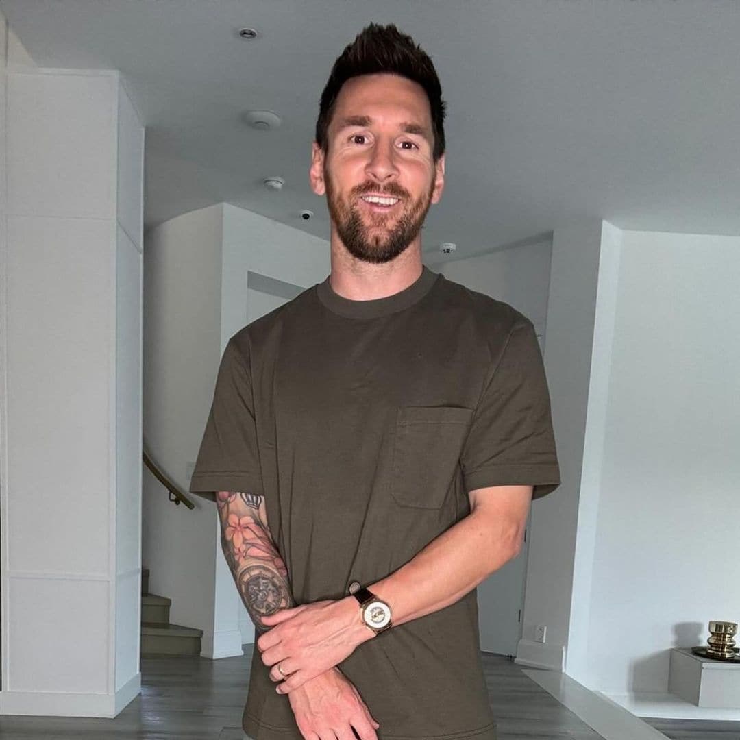 Lionel Messi se recupera de la lesión en el tobillo en la tranquilidad de su hogar