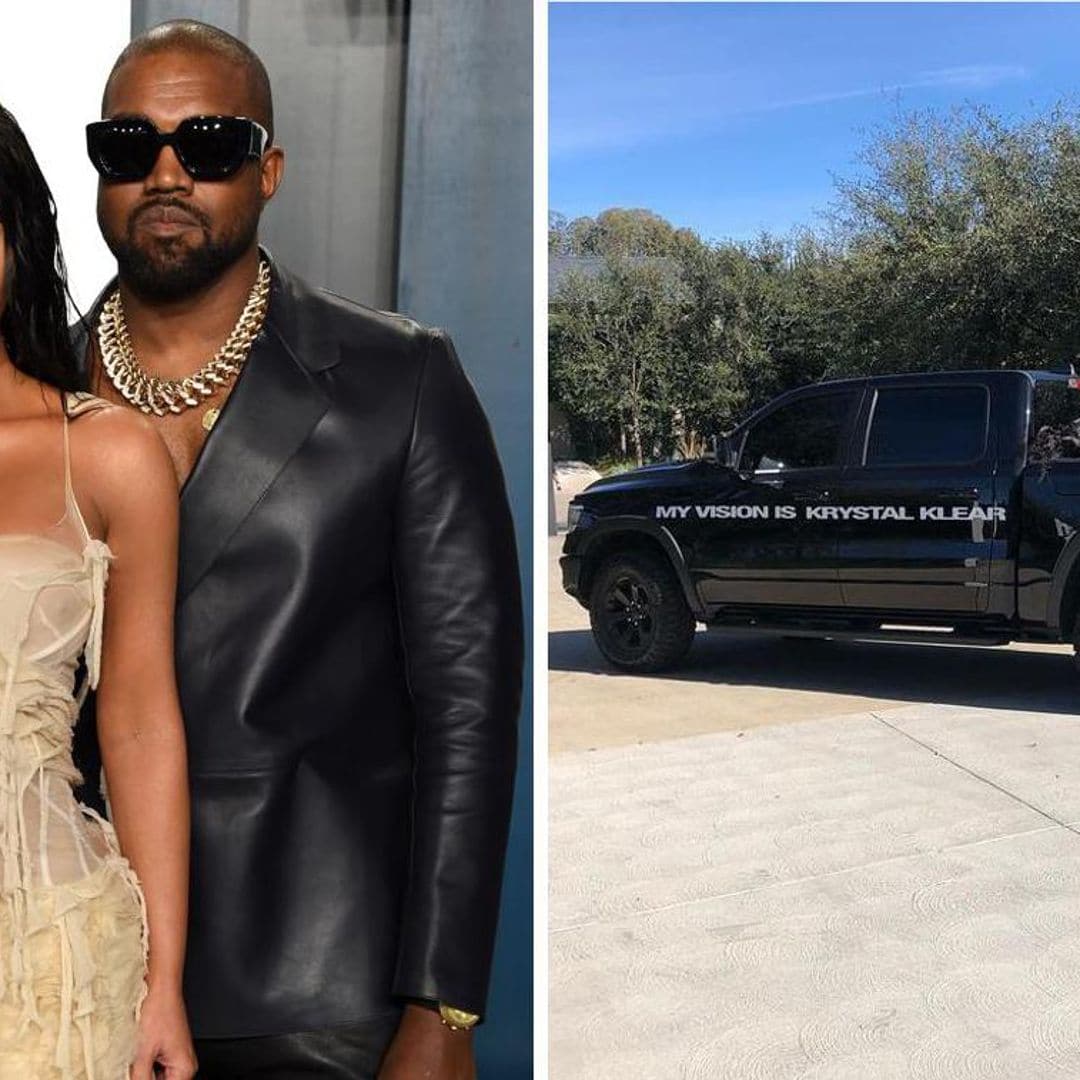 Kanye West llena a Kim Kardashian de rosas por San Valentín