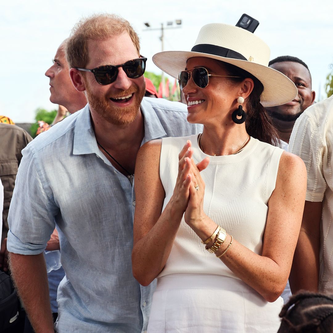 Harry y Meghan, en Cartagena de Indias bajo un impresionante despliegue de seguridad