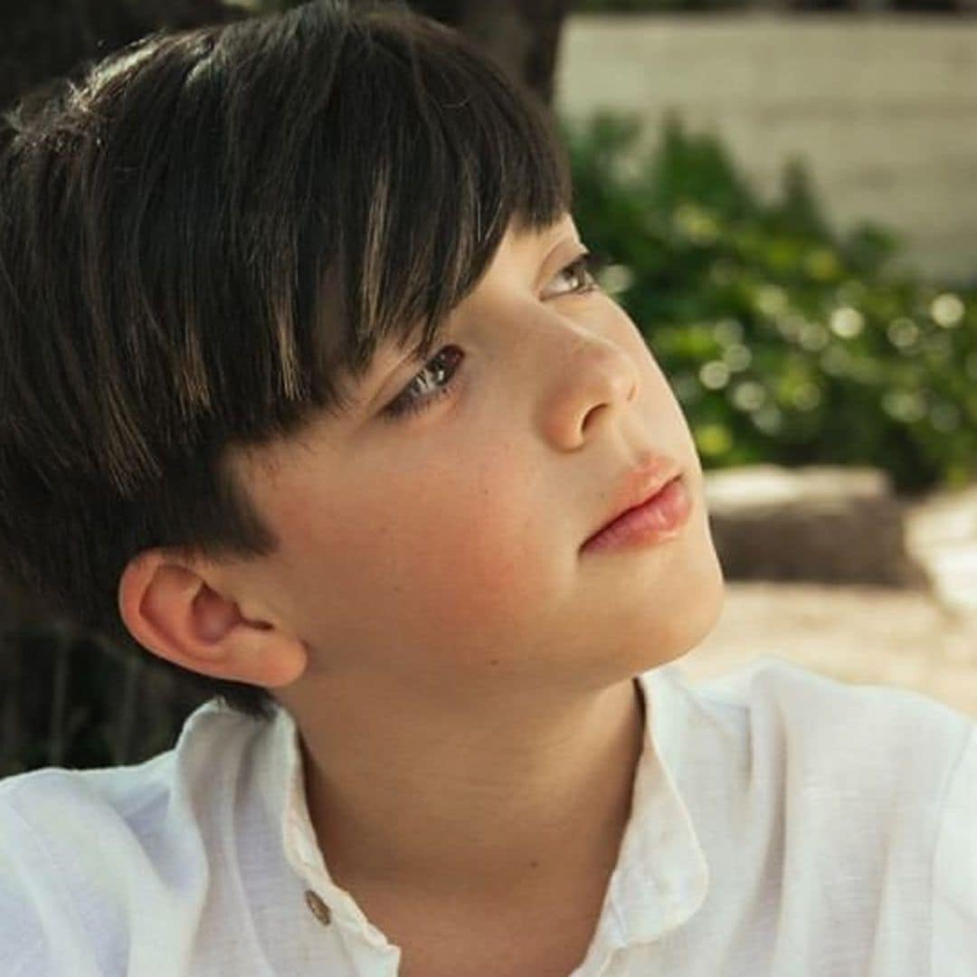 ¡Ha nacido otra estrella! Enzo, el hijo de Guti y Romina, debuta como actor a los 11 años