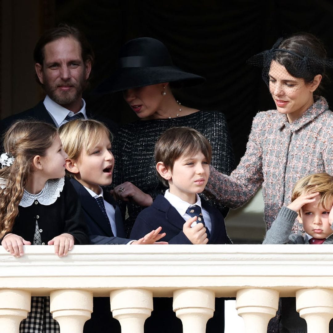 Así ha ido creciendo la nueva generación Grimaldi desde el balcón del Palacio de Mónaco