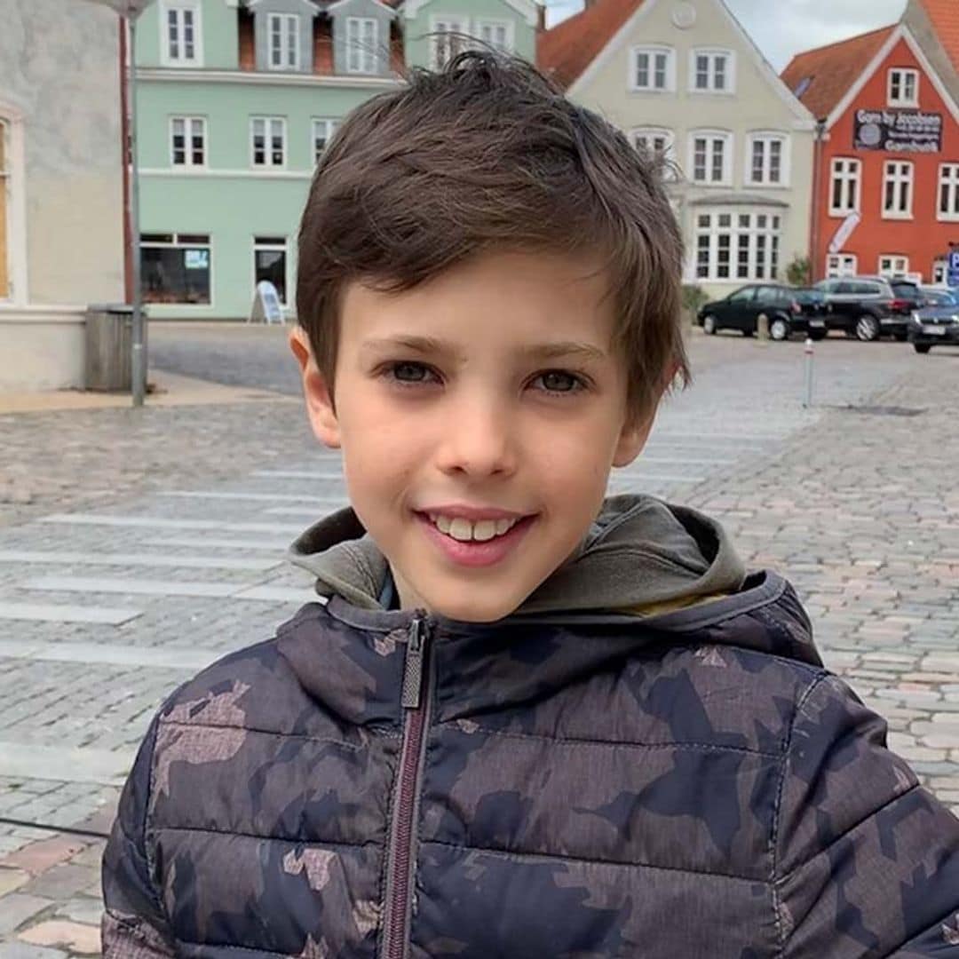 Totalmente recuperado y retratado por su hermana, Henrik de Dinamarca cumple 11 años