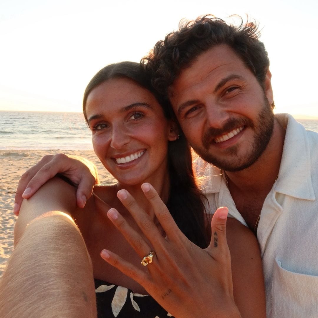 Alejandra Navarro y su prometido, Carlos Fuente