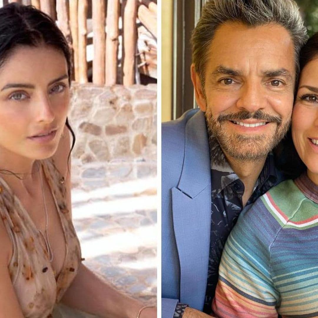 Aislinn Derbez, de lo más agradecida con Alessandra Rosaldo por cuidar a su papá