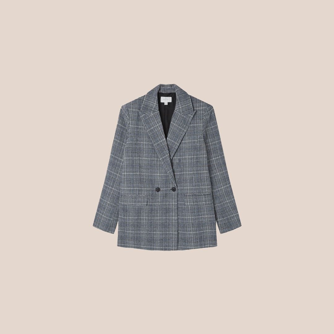 Blazer de tartan 