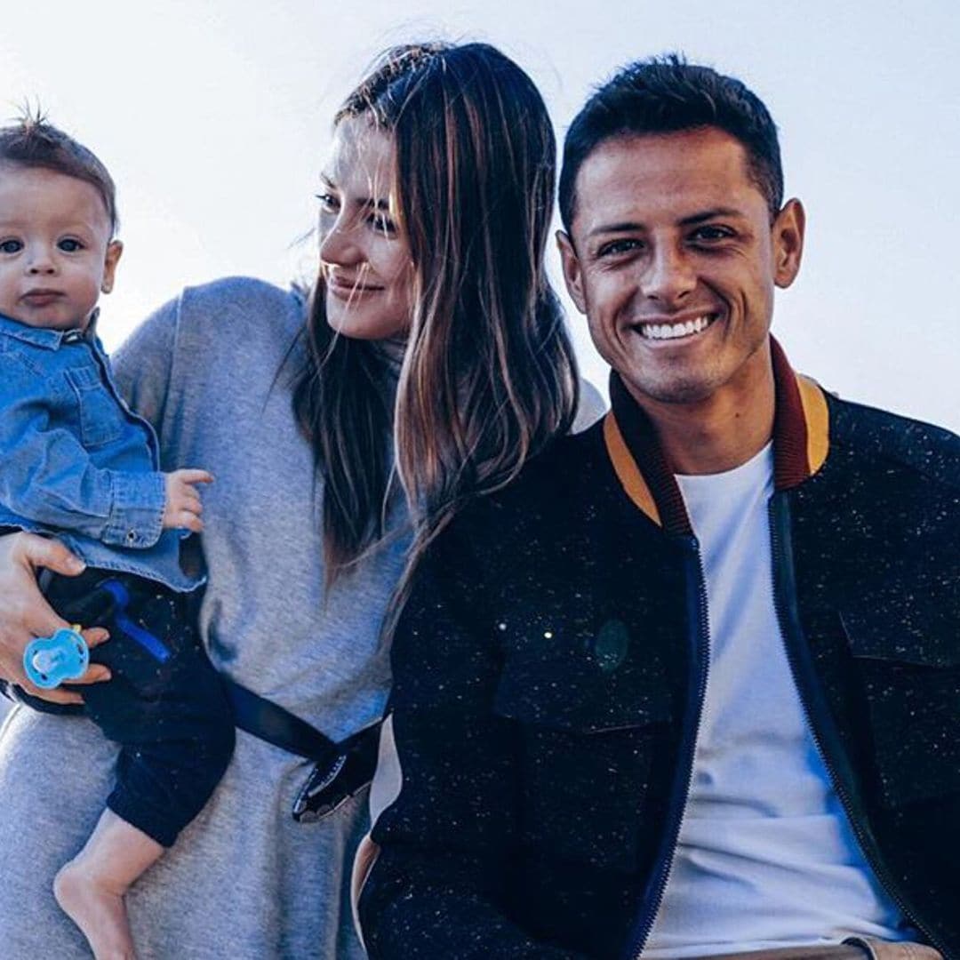 Chicharito Hernández y Sarah Kohan celebran juntos el cumpleaños de su hijo Noah