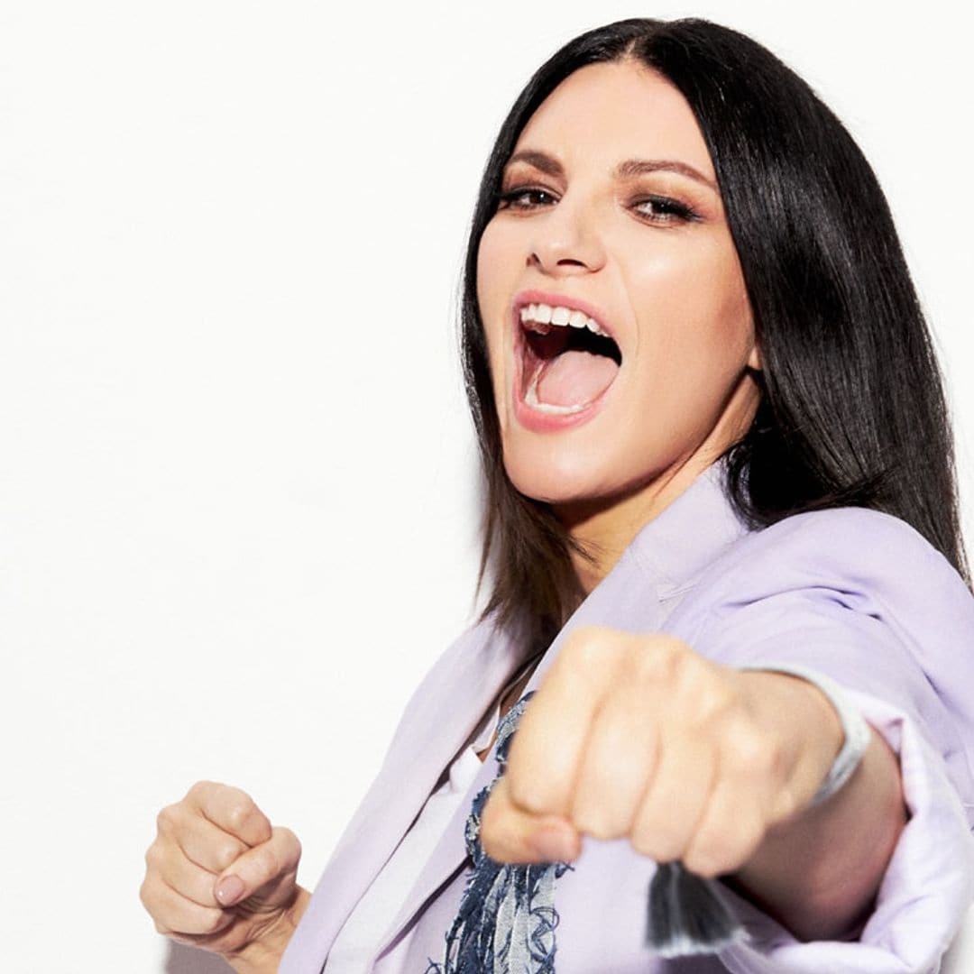 Laura Pausini, entusiasmada junto a Vanesa Martín en el arranque de las batallas de 'La Voz'