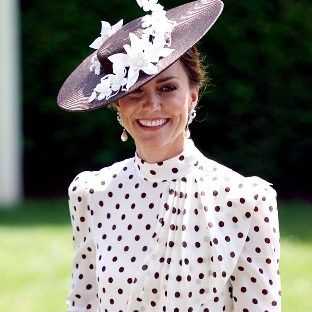 Kate, sublime en Ascot con un nuevo guiño a Diana de Gales