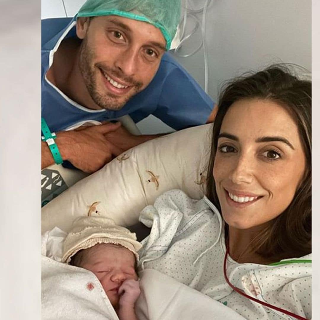 El futbolista Sergio Canales y Cristina Llorens padres por tercera vez