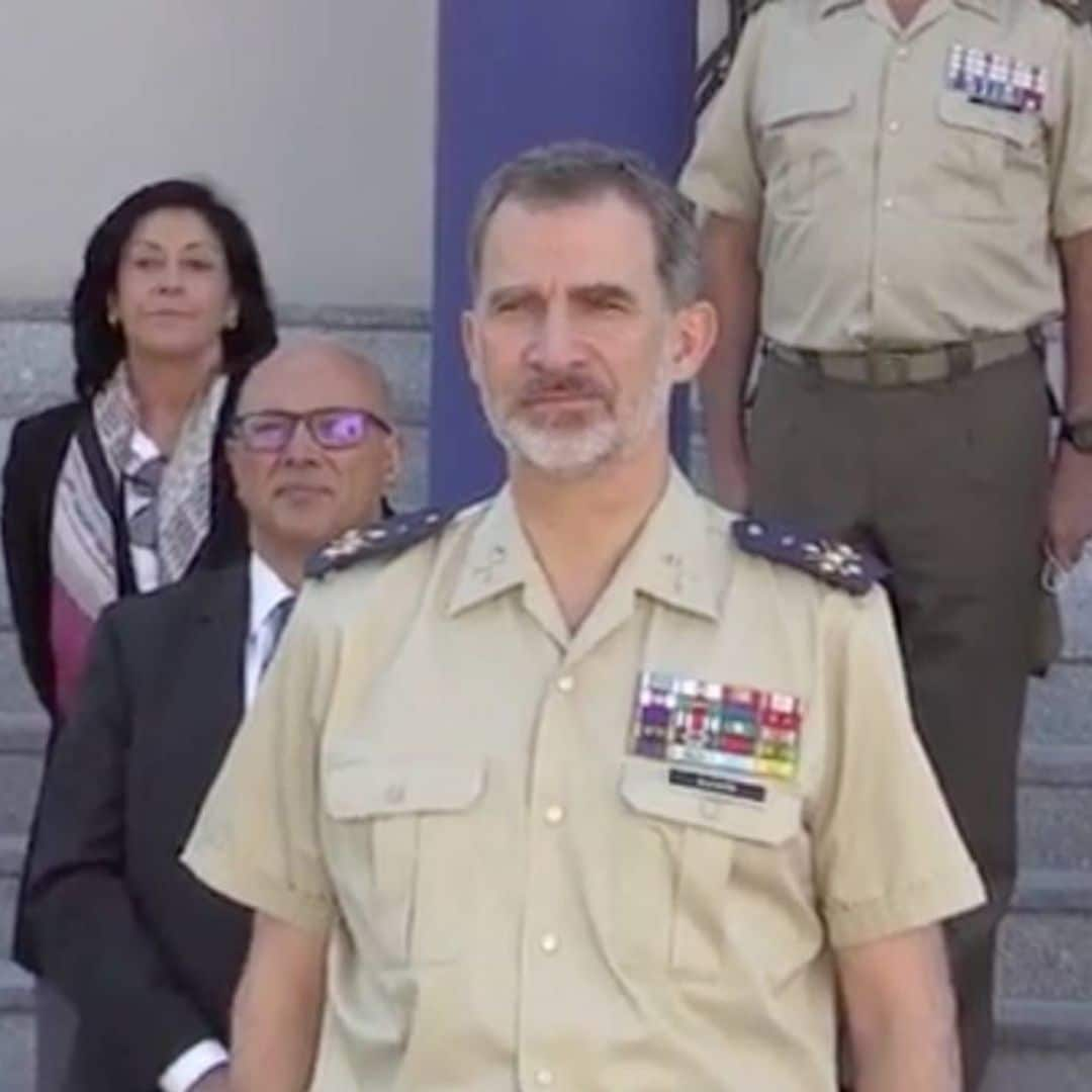 El entrañable y sorprendente gesto de Felipe VI con un contralmirante