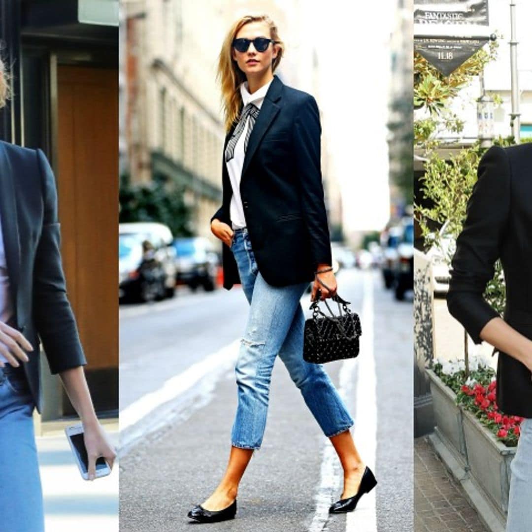 De uniforme como Karlie Kloss: 1 'blazer, 5 'looks'