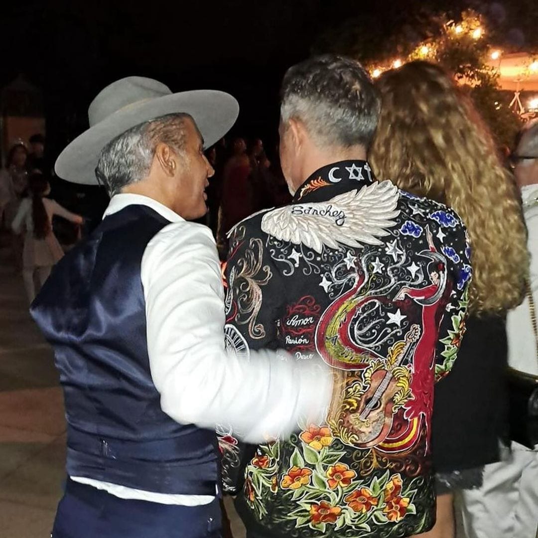 Alejandro Sanz y Candela Márquez con Pitingo