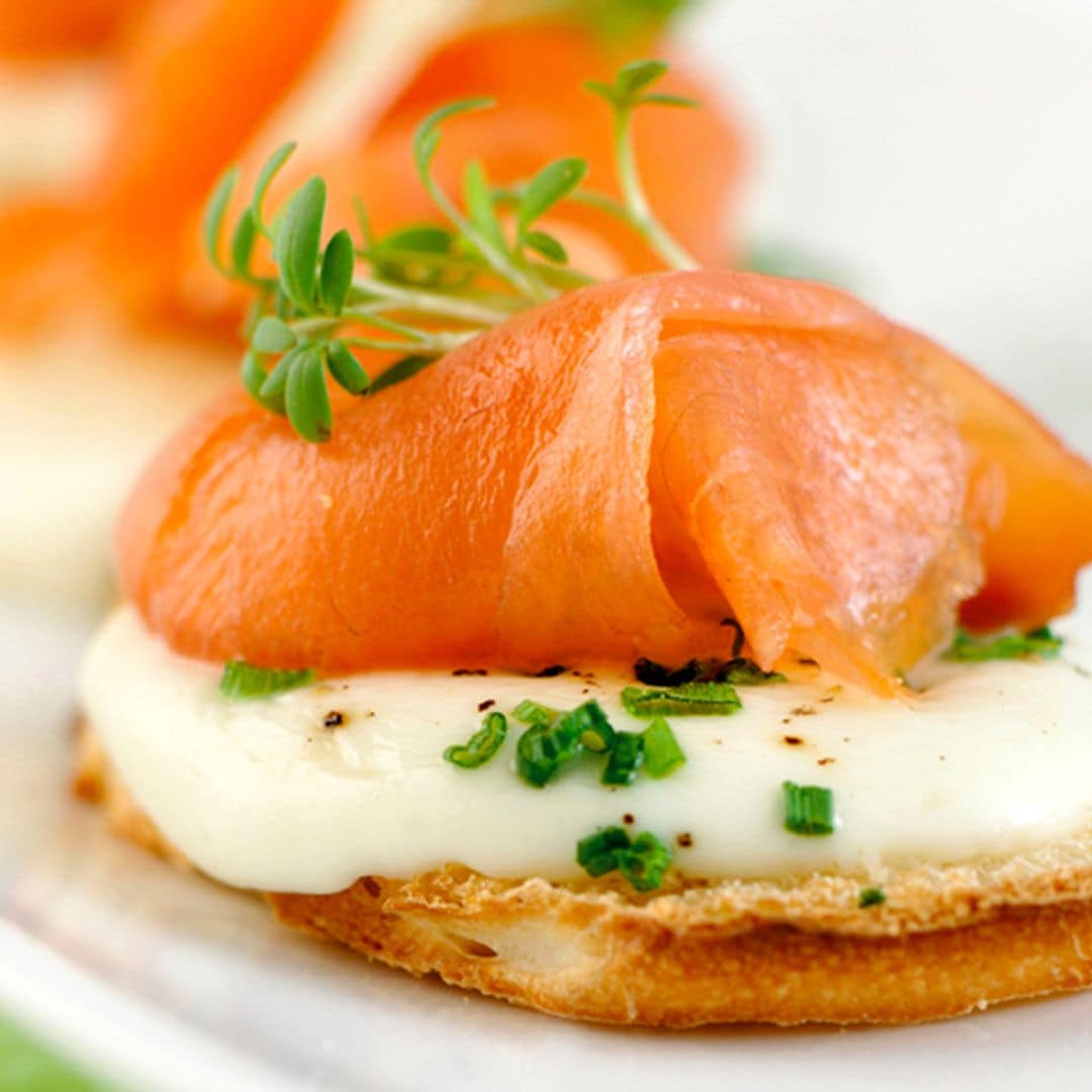 salmon mozzarella