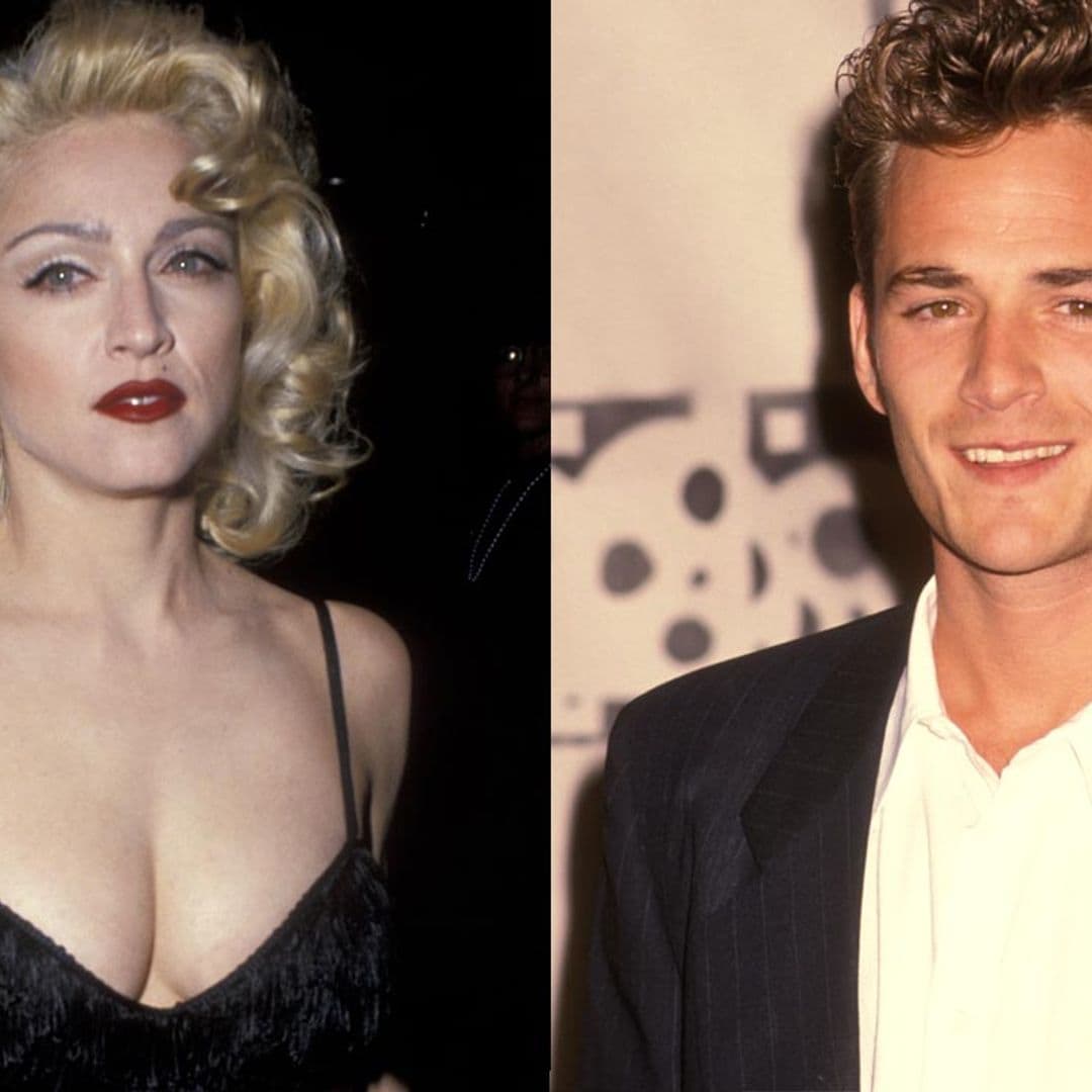 El romance secreto de Luke Perry con Madonna, contado por Tori Spelling