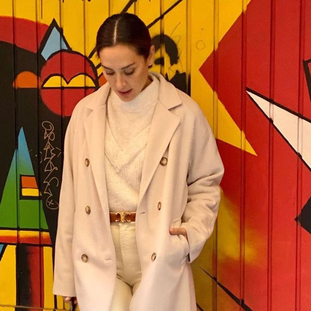 El 'total look' blanco de Tamara Falcó en su paseo más especial por Madrid