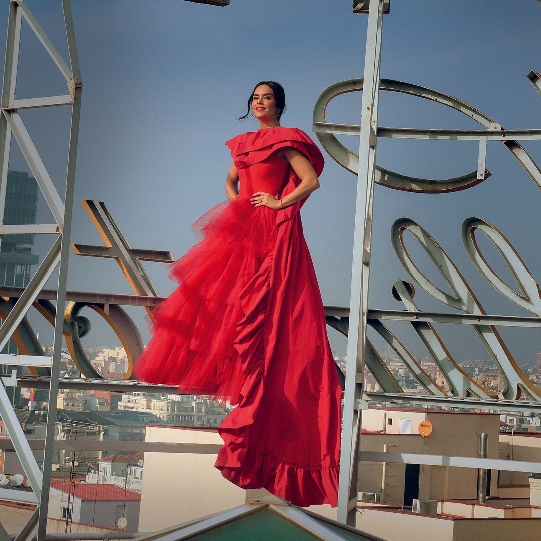 Cristina Pedroche con vestido rojo