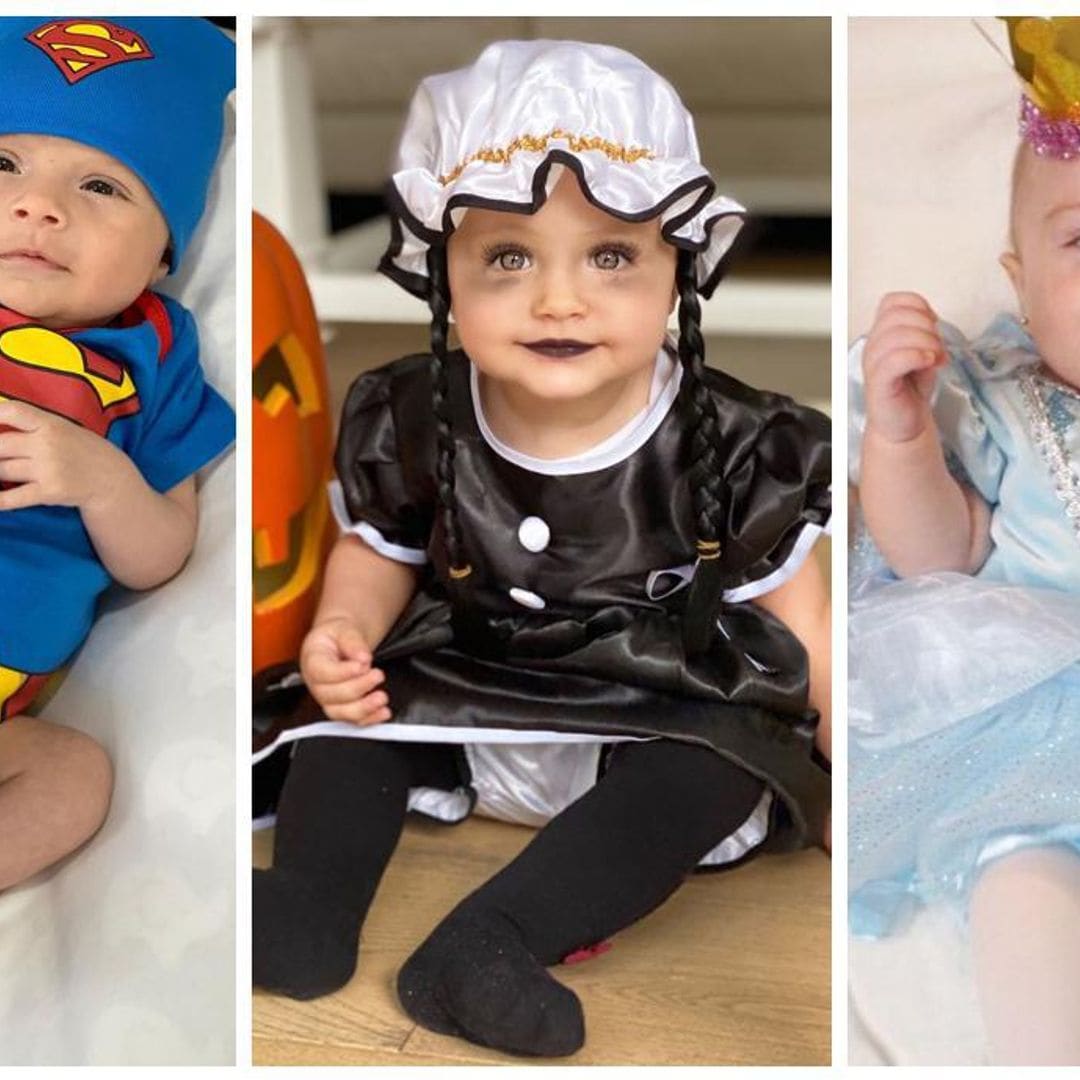 ¡Lo más tierno! Así celebraron su primer Halloween los bebés de estos famosos