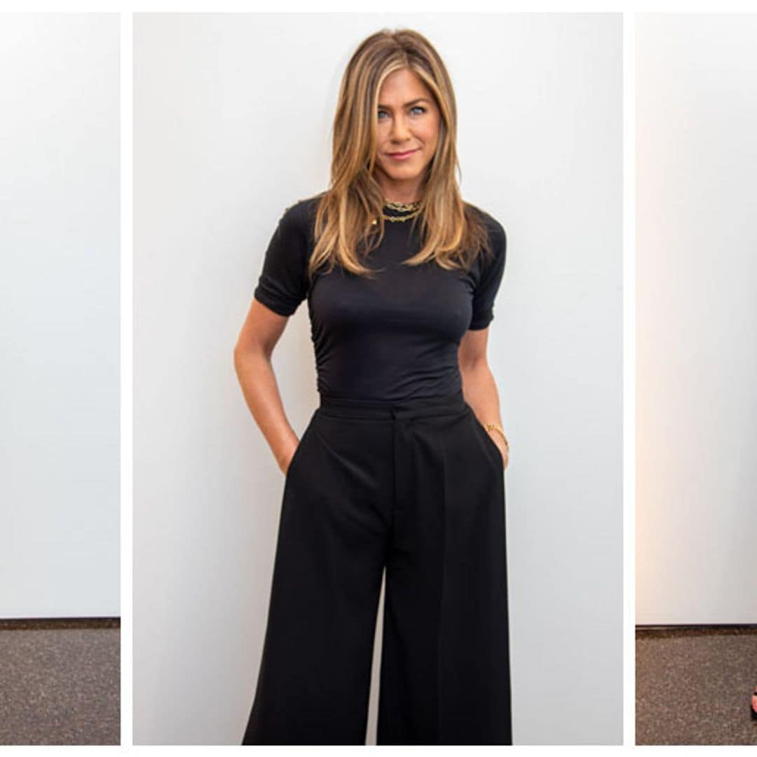 El cómodo, elegante y funcional look de Jennifer Aniston por $120