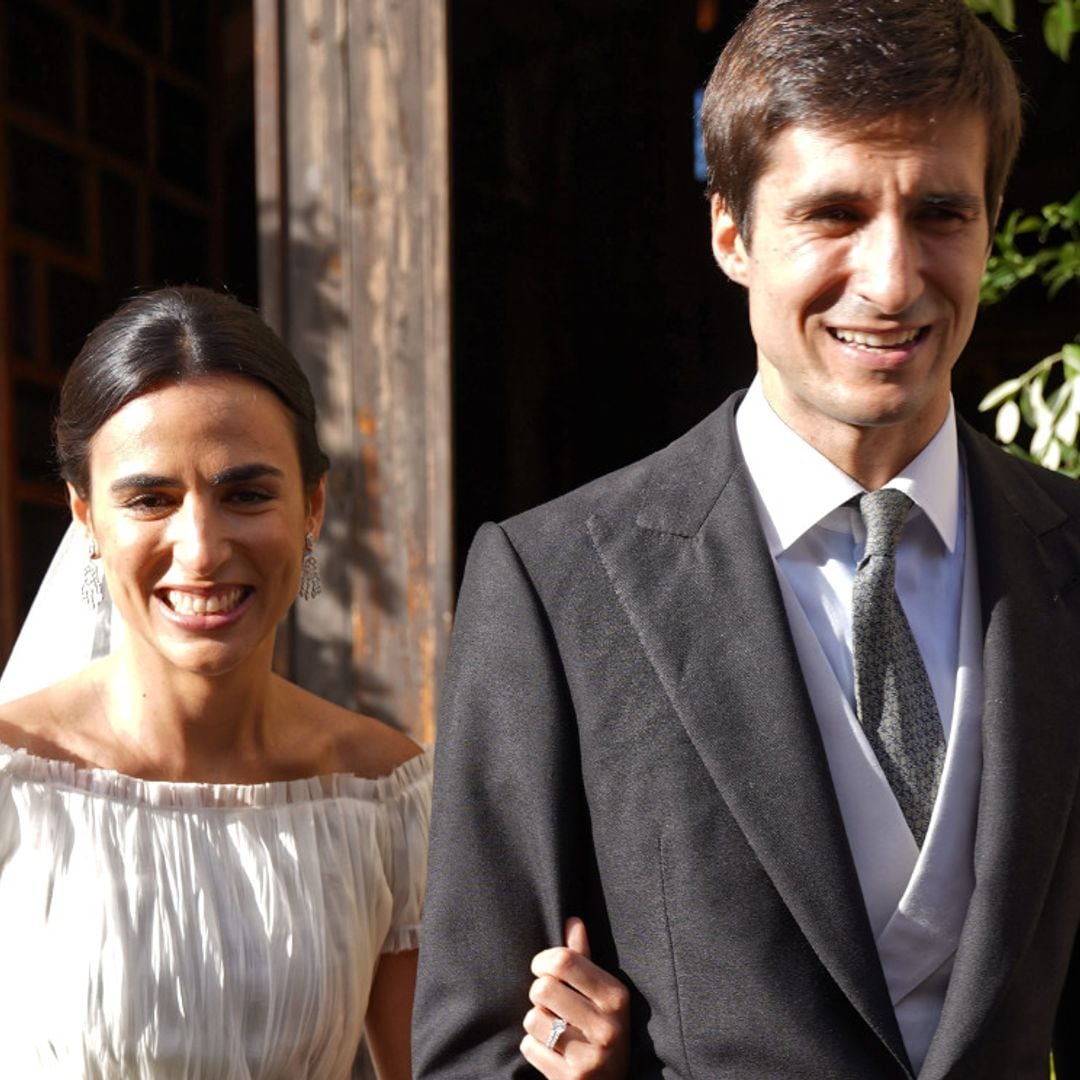 Elegancia y tradición en el 'sí, quiero' de Blanca, la hija de Carlos Sainz, con Guillermo de Comenge