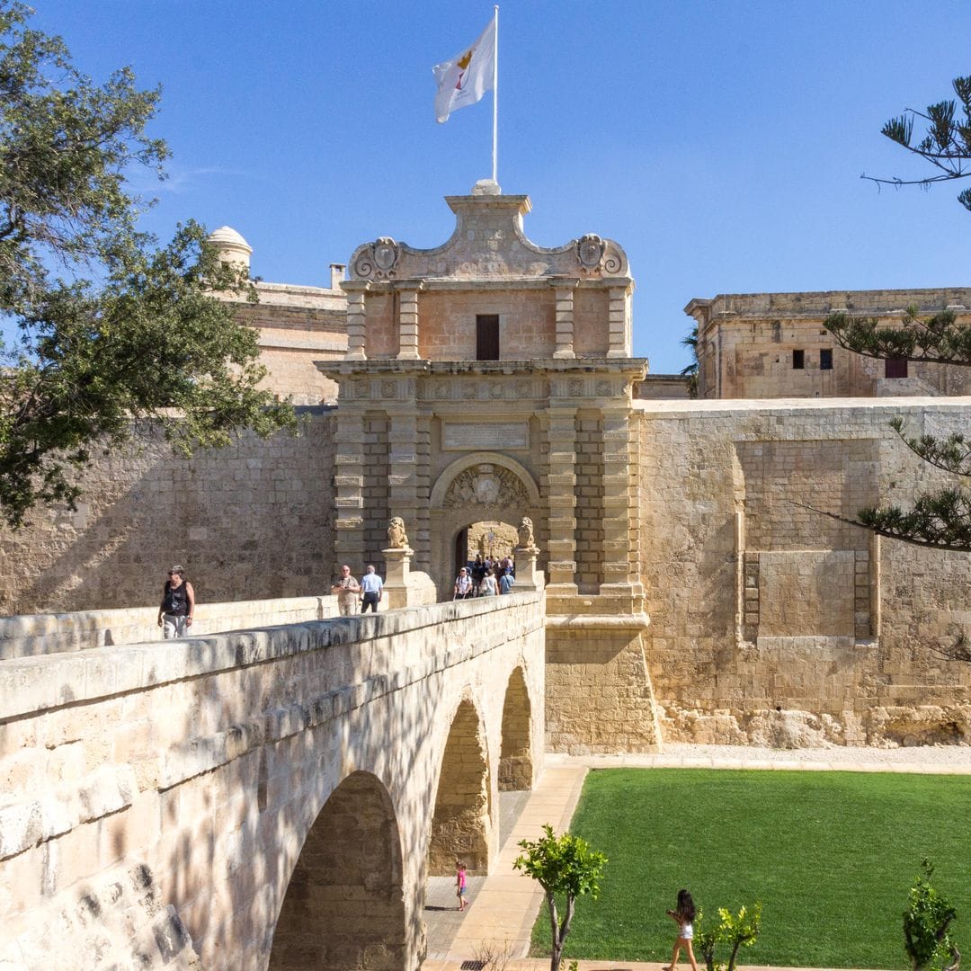 Puente y puerta de Mdina, Malta