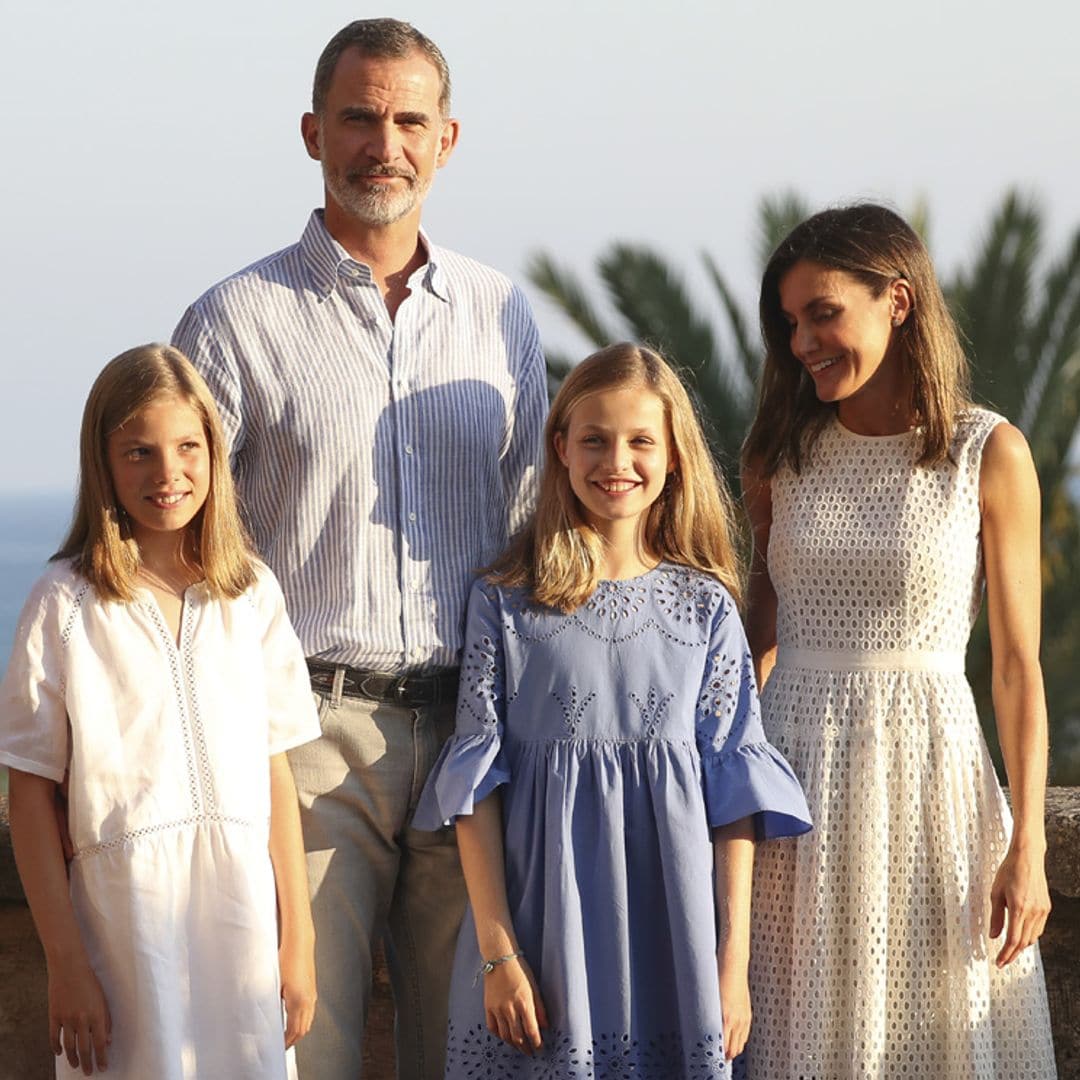 Los Reyes y sus hijas comienzan sus vacaciones en Mallorca