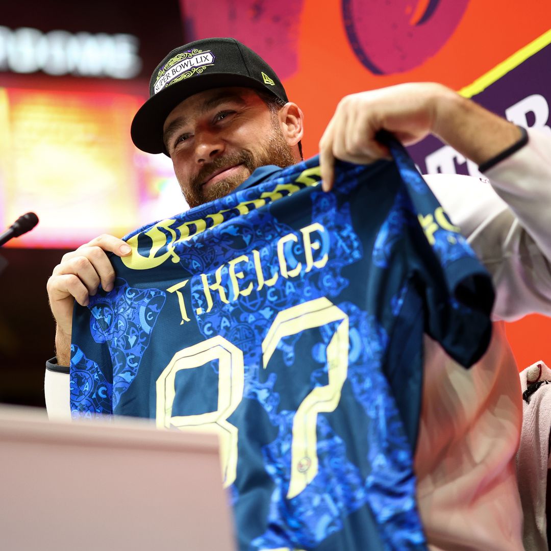 Travis Kelce recibe camisetas del Club América ¡y una es para Taylor Swift!