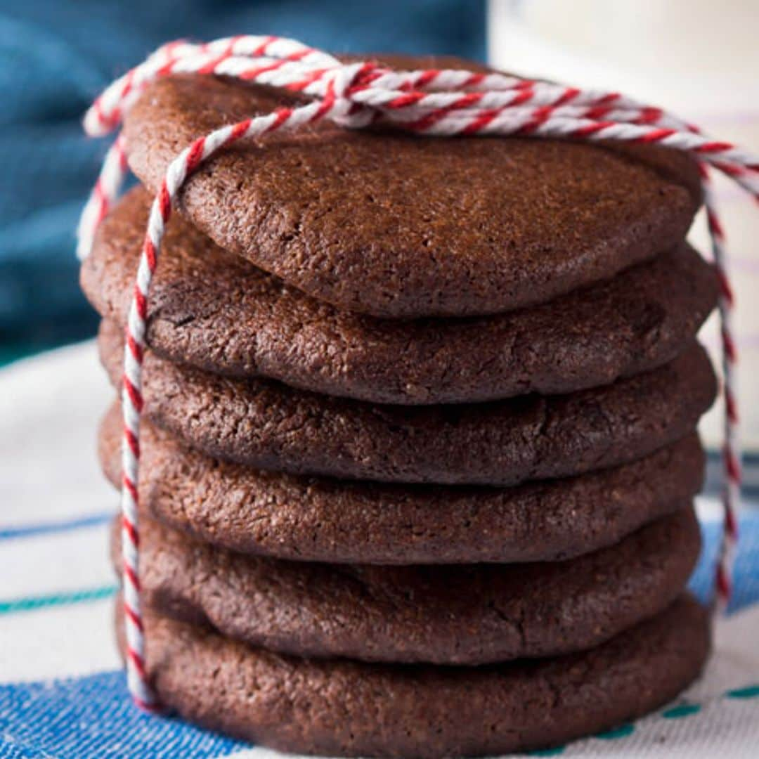 Galletas de chocolate y avellana