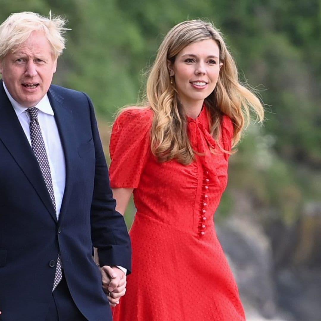 Boris Johnson y Carrie Symonds están esperando su segundo hijo en común