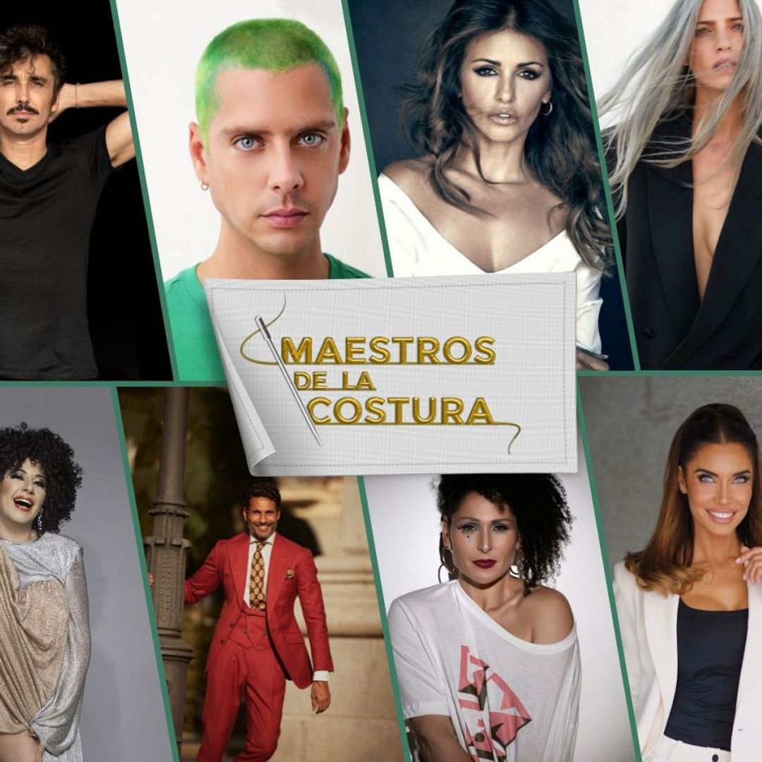 Descubre los 12 concursantes de 'Maestros de la Costura Celebrity 1': un torero, una drag y una cantante, entre otros