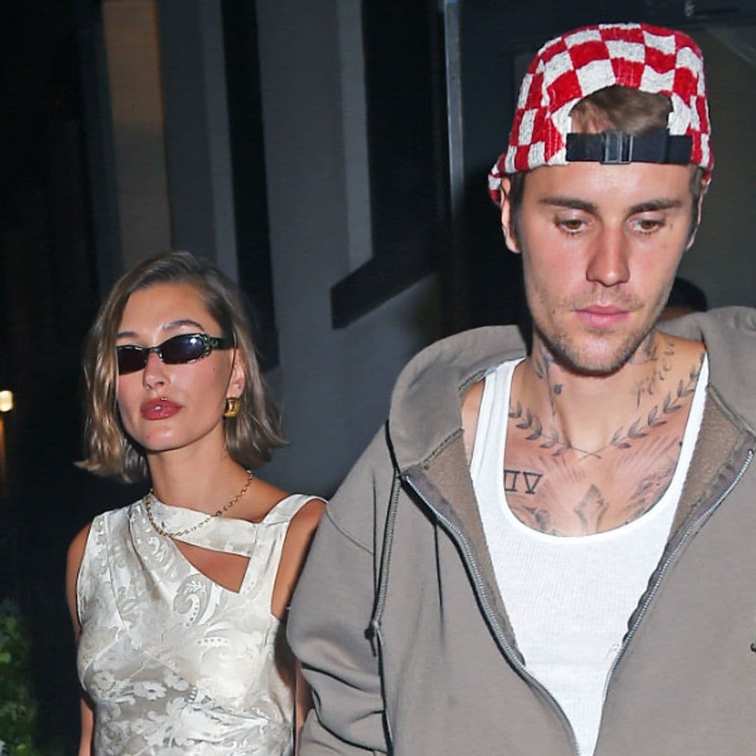 Hailey y Justin Bieber impactan con sus looks opuestos para una cena romántica