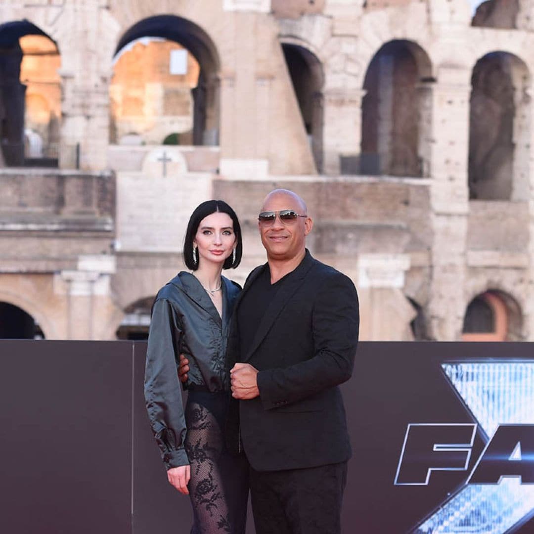 De Jason Statham y su novia a Charlize Teron y Dwayne Johnson: las estrellas de 'Fast and Furious' conquistan el Coliseo de Roma