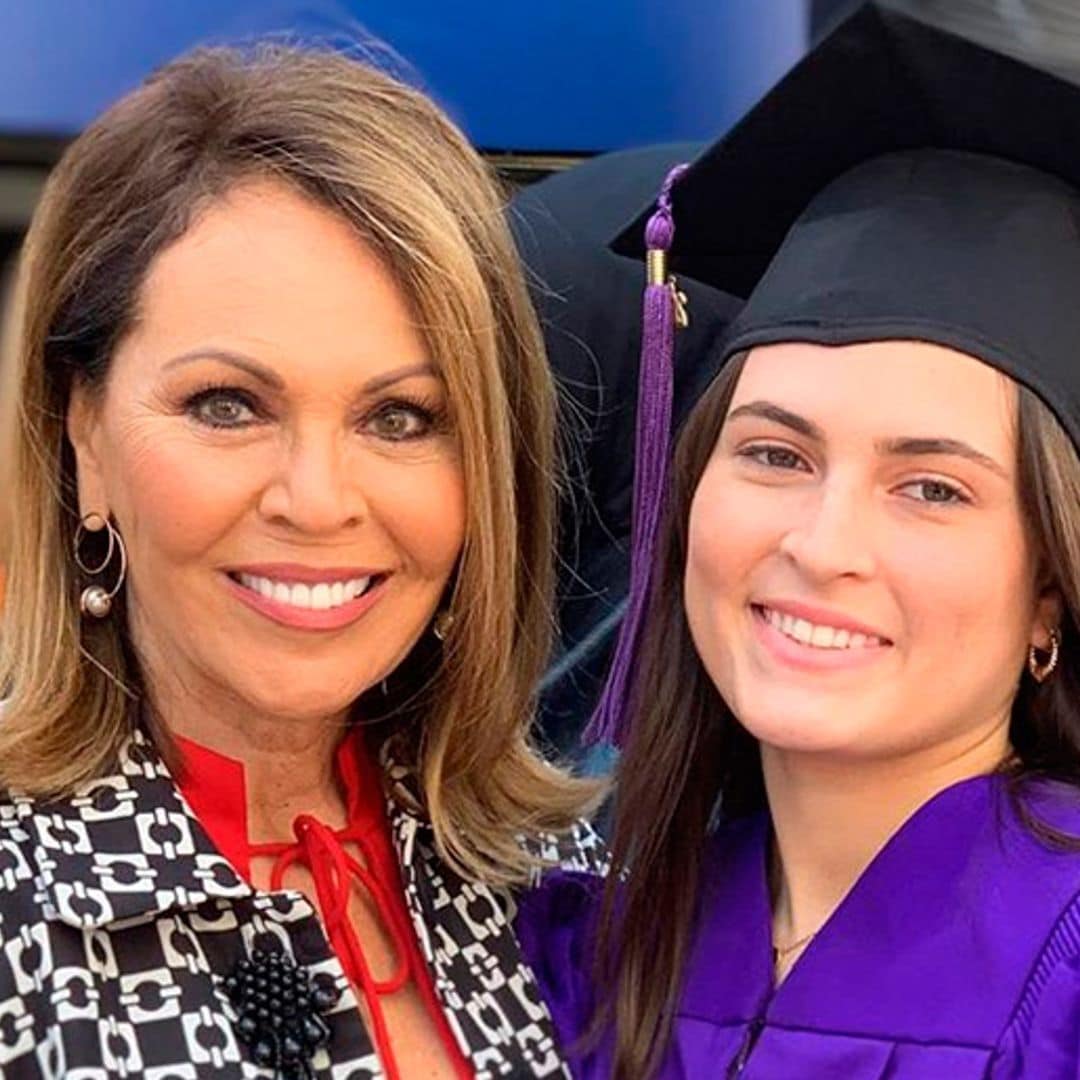 ¡Meta cumplida! María Elena Salinas festeja la graduación de su hija Gabriela