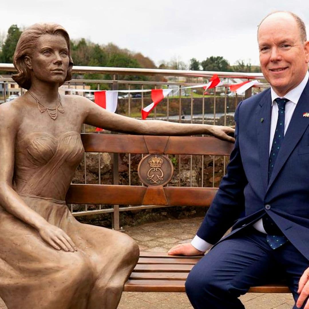 Grace Kelly para la eternidad: Alberto de Mónaco inaugura una estatua de su madre en la tierra de sus antepasados