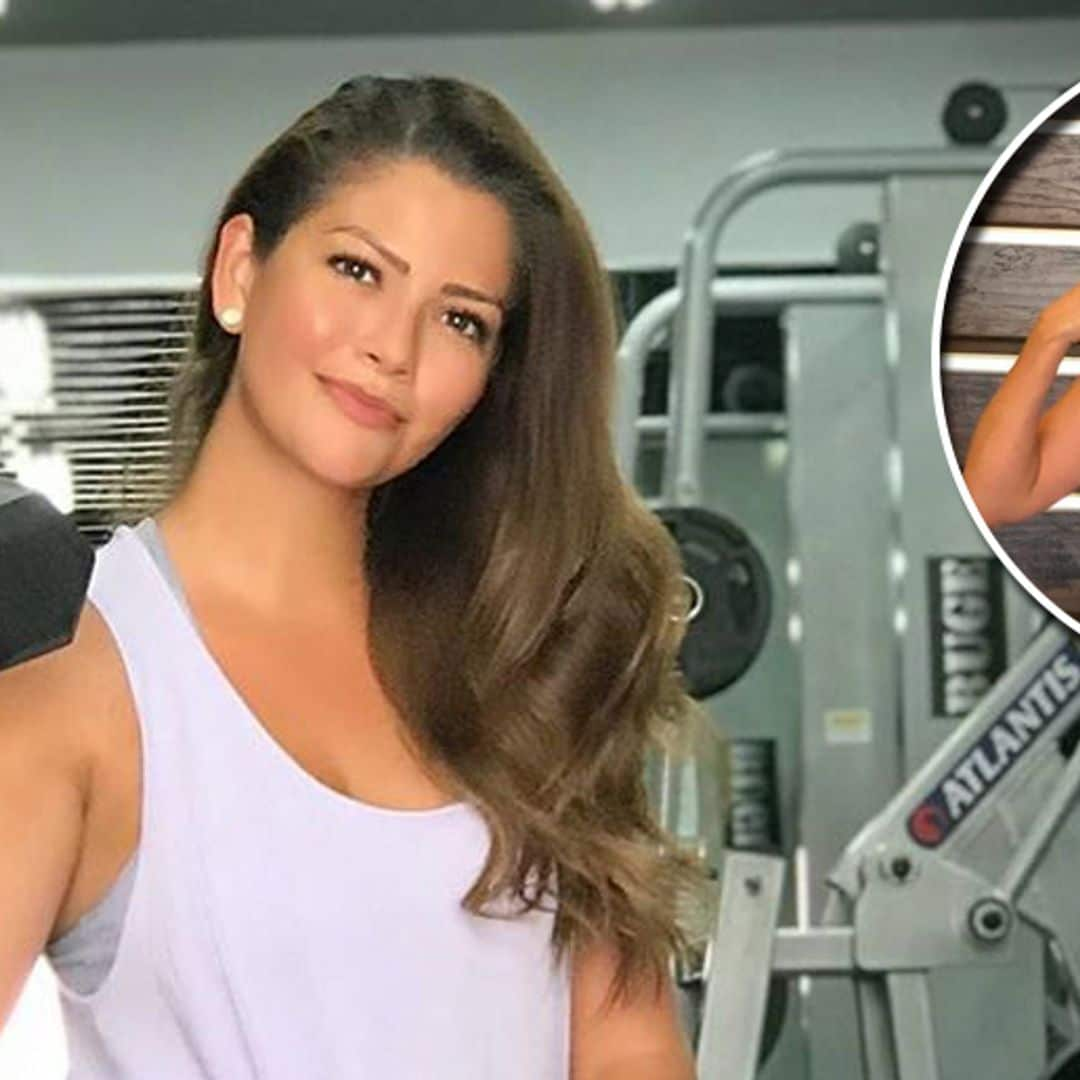 Giulietta, la hija de Ana Patricia Gámez, es la entrenadora más estricta en el gym