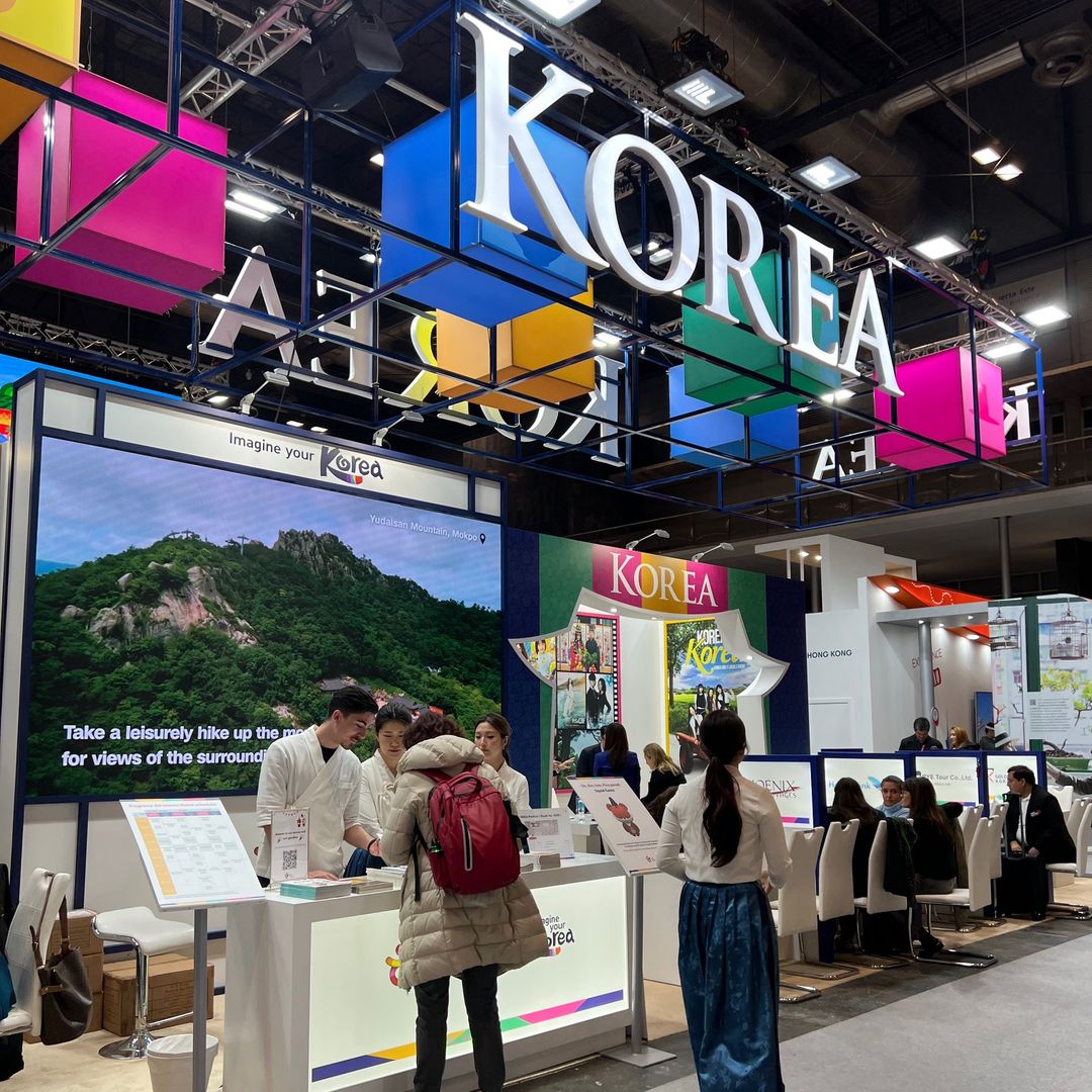 Stand de Korea en el pabellón 6 de Fitur 2025