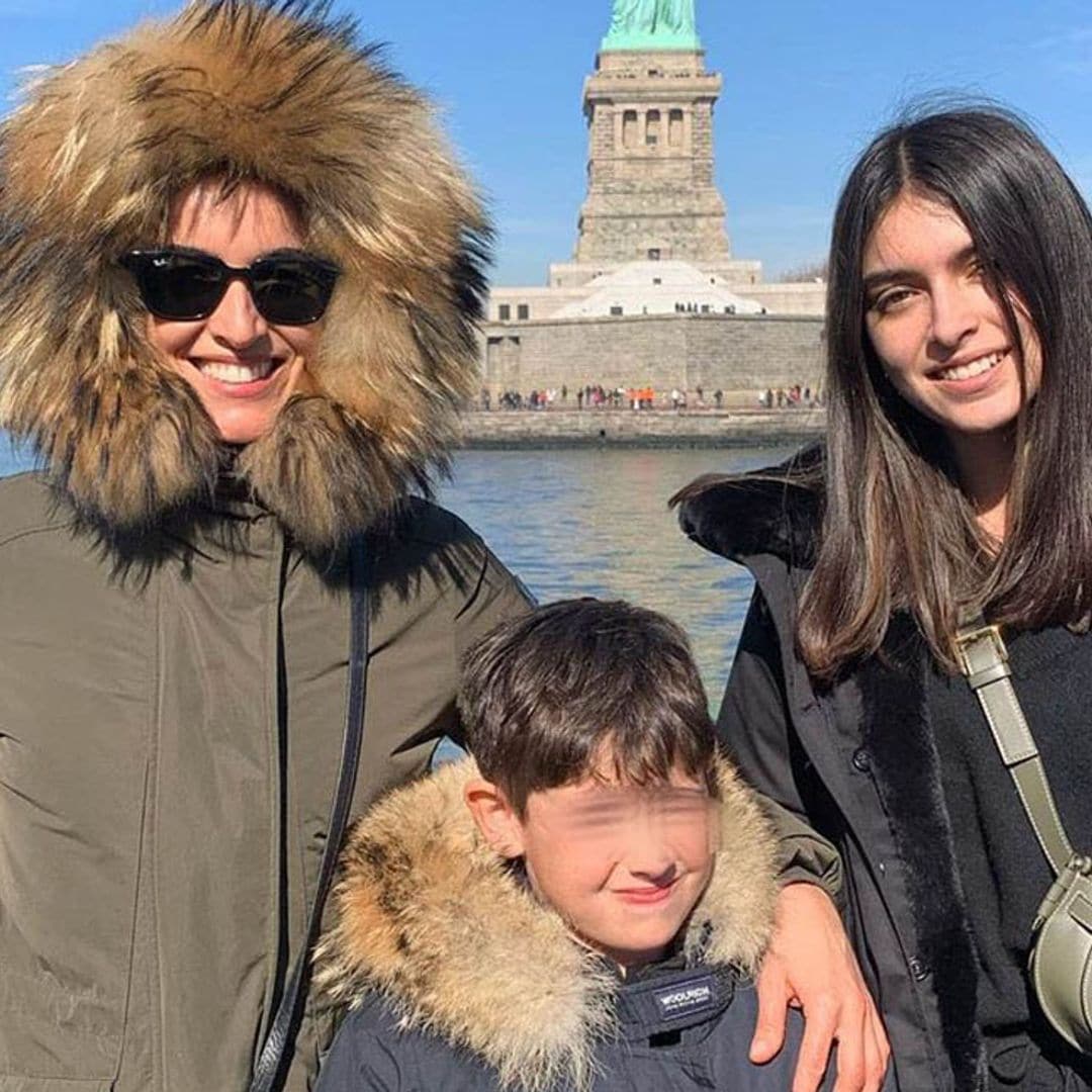 El inolvidable viaje de Blanca Romero con sus hijos, Lucía y Martín, a Nueva York