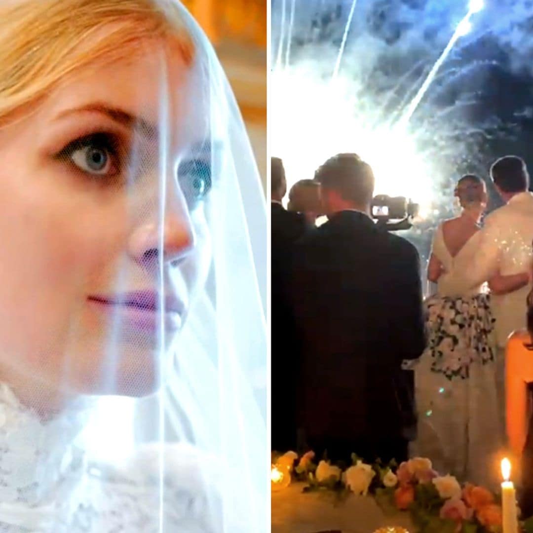 Cinco vestidos y una fiesta con fuegos artificiales: la exclusiva boda de Lady Kitty Spencer en Roma