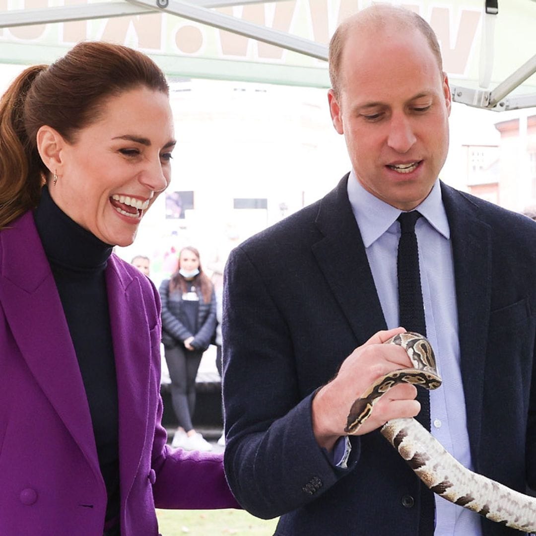 ¡Sin miedo a nada! Los duques de Cambridge, entre serpientes y tarántulas