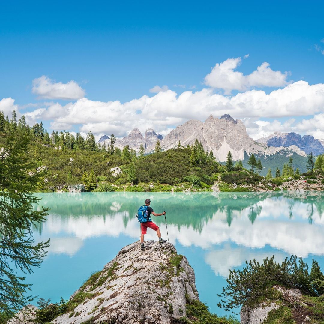 Lago Sorapis, Dolomitas, Italia