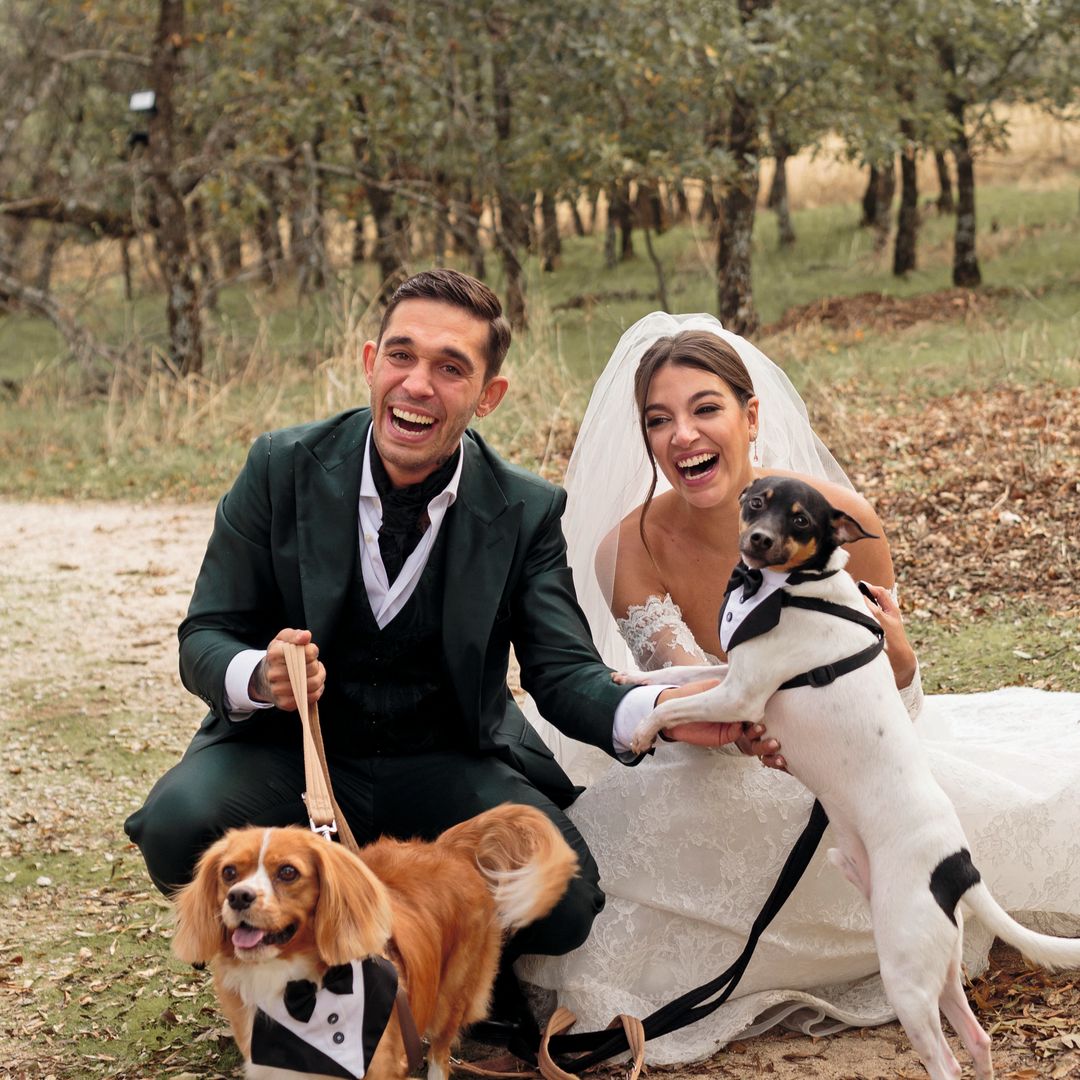 EXCLUSIVA: Los perros de Ana Guerra y Víctor Elías, los otros ‘protagonistas’ de su boda