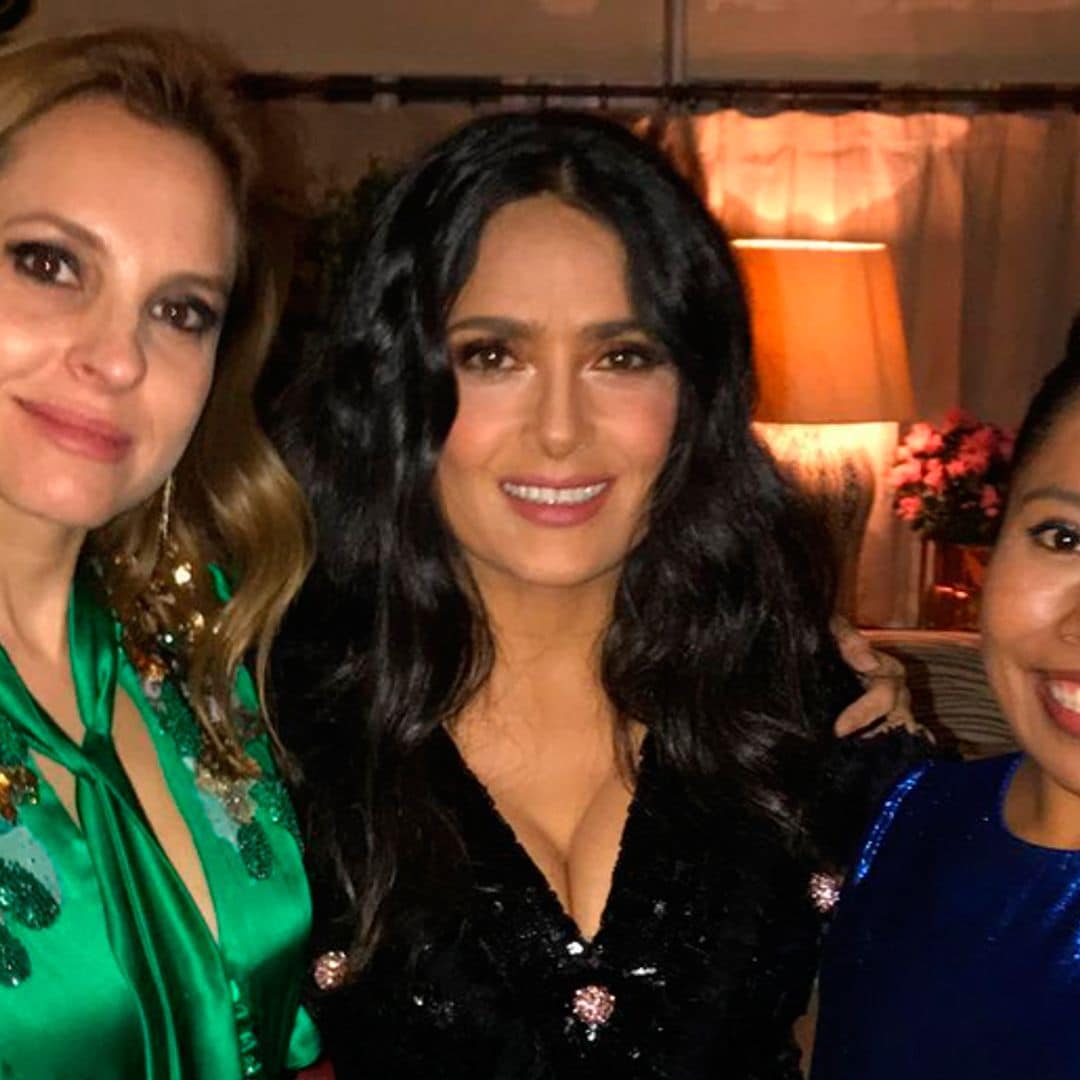 ¡Encuentro de mexicanas! Salma Hayek, Yalitza Aparicio y Marina de Tavira, en Londres