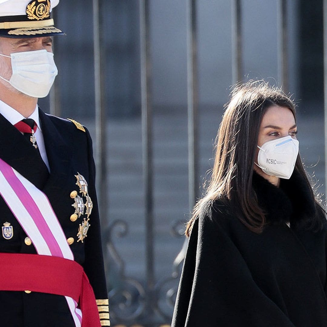 Los Reyes presiden una Pascua Militar marcada por la pandemia