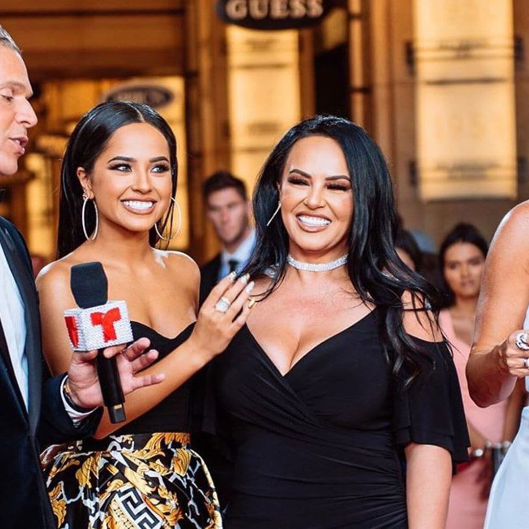 Latin American Music Awards: Becky G disfrutó de una velada en familia con sus padres y sus hermanos