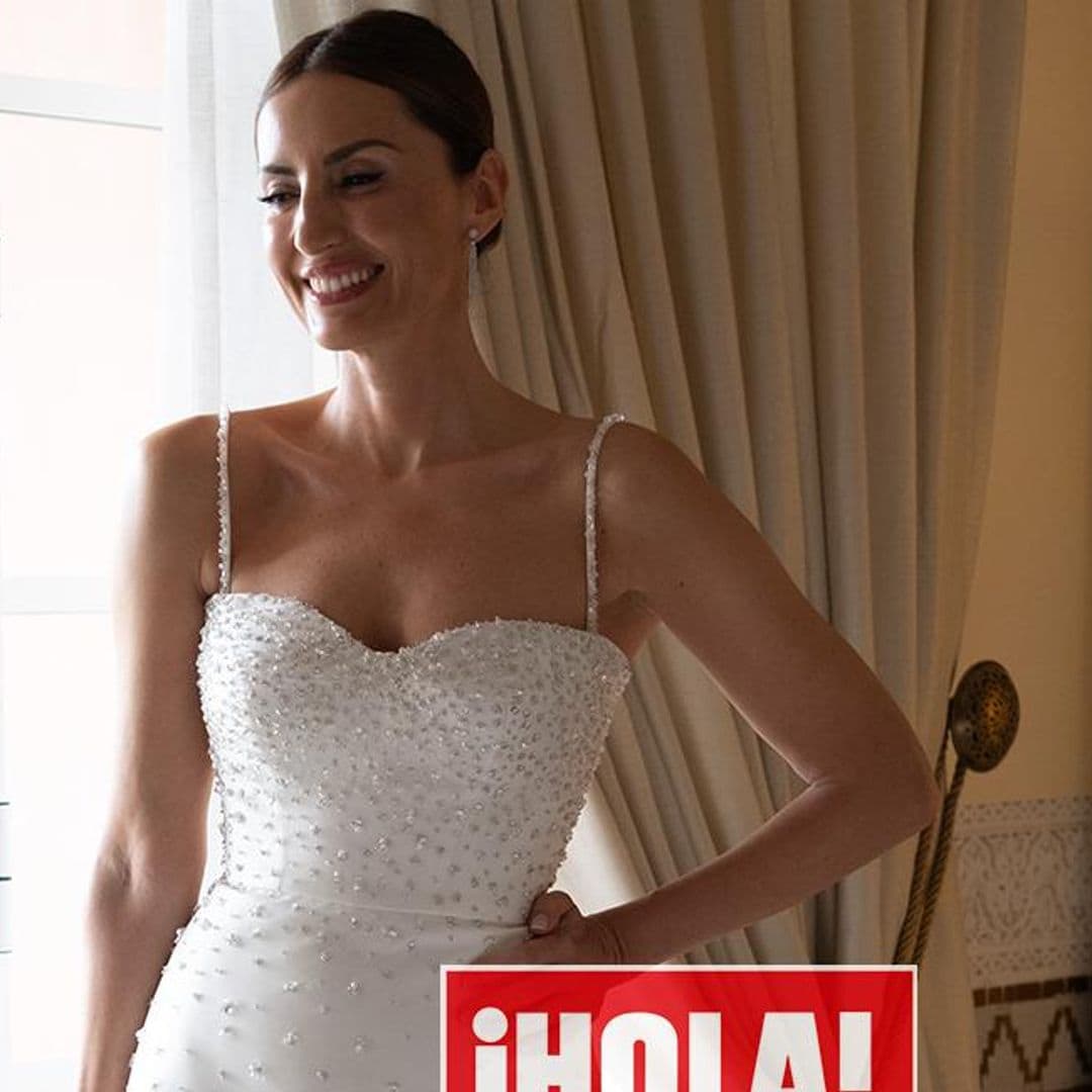 Primera imagen de Mónica de Tomás vestida de novia