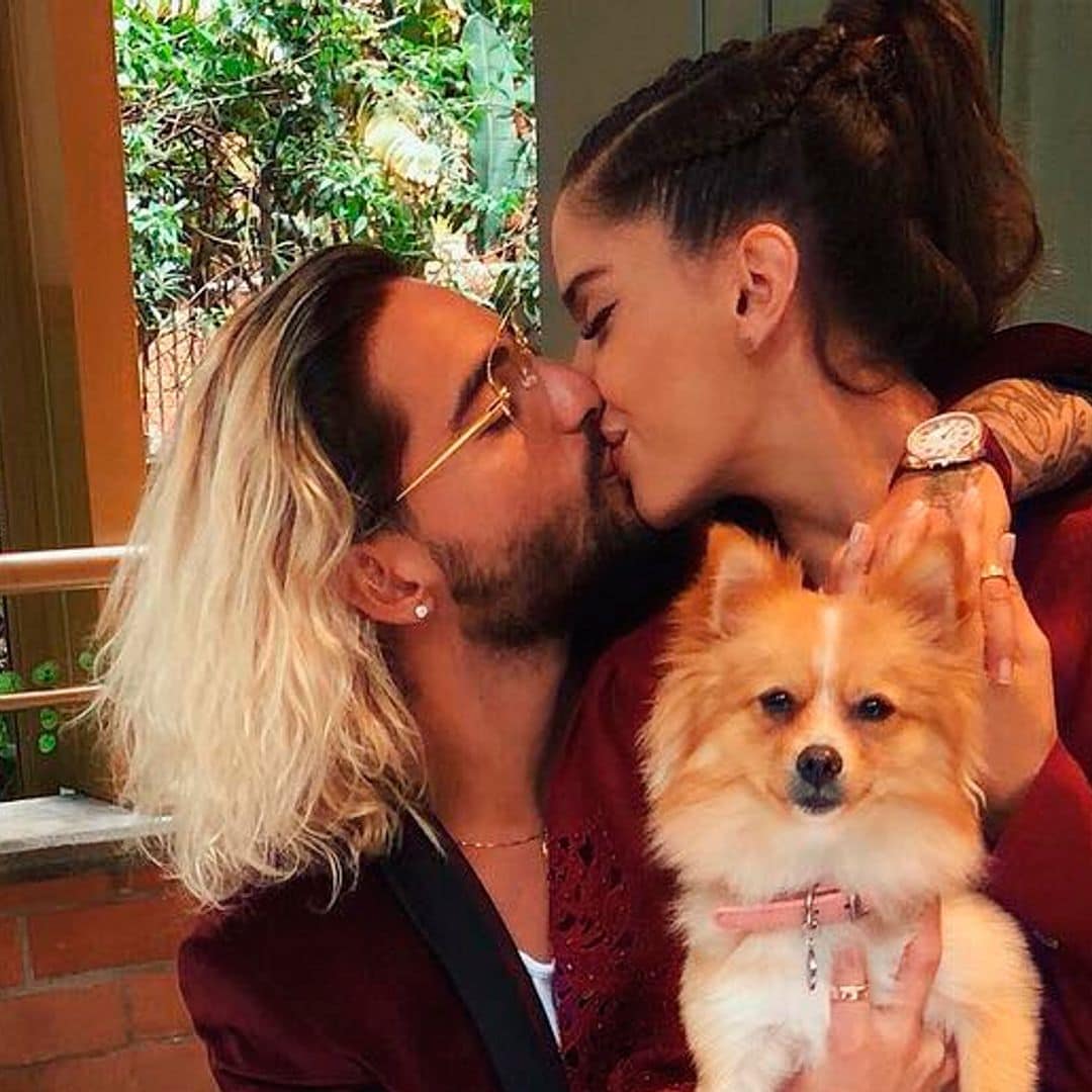 Junto a su novia y una ‘pool party’, así celebró Maluma su cumpleaños 25