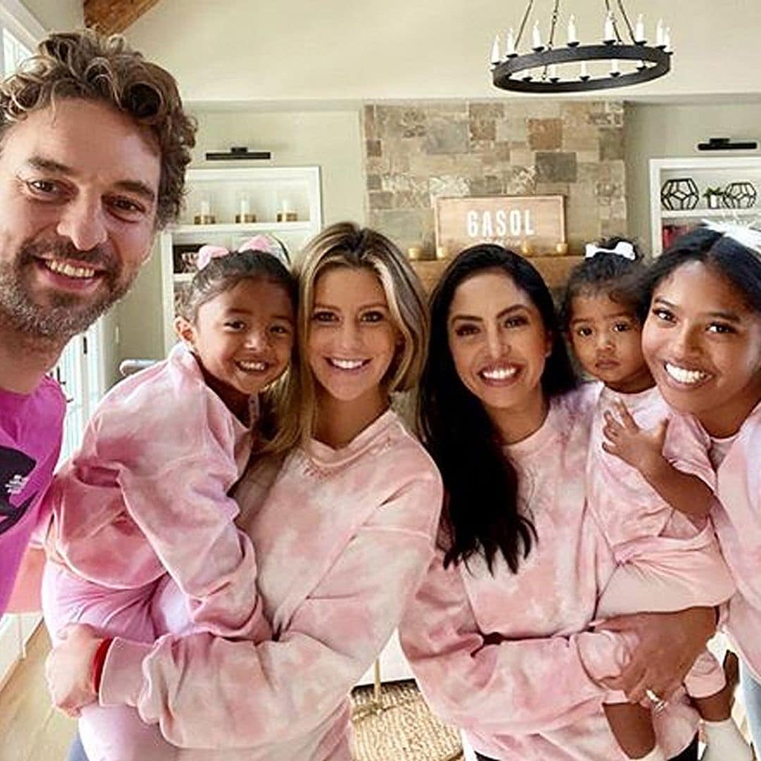 El 'tío Pau Gasol', el mejor anfitrión para su 'hermana' Vanessa Bryant y sus hijas