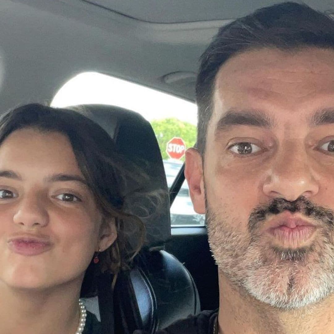 Tras un año separados, la hija de Gaby Espino se reúne con su papá, Cristóbal Lander