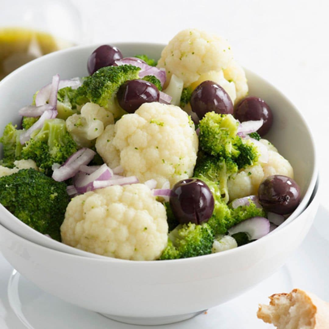 Ensalada de brócoli y coliflor