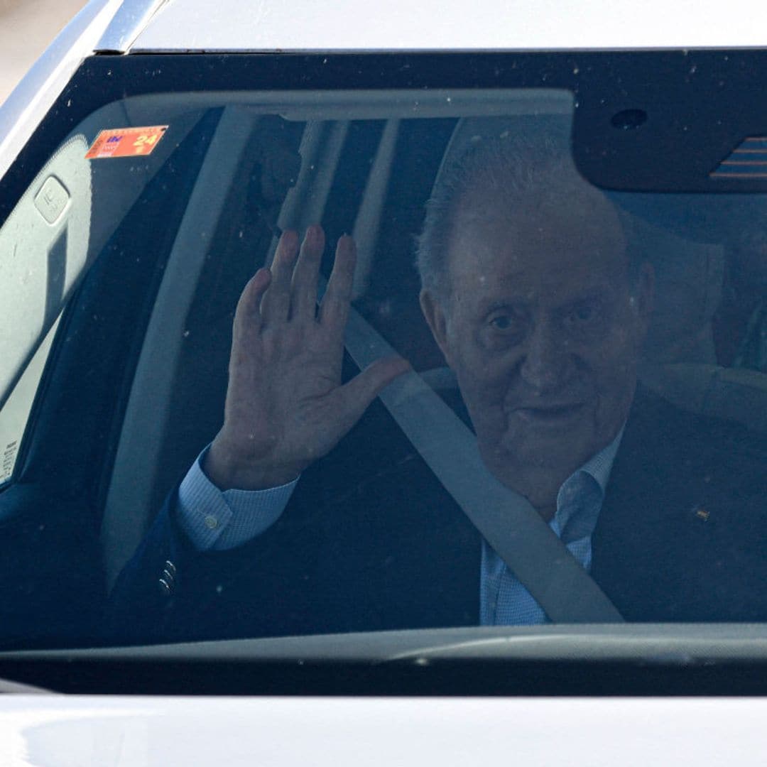 Don Juan Carlos ya está en Galicia, tres meses después de su última visita