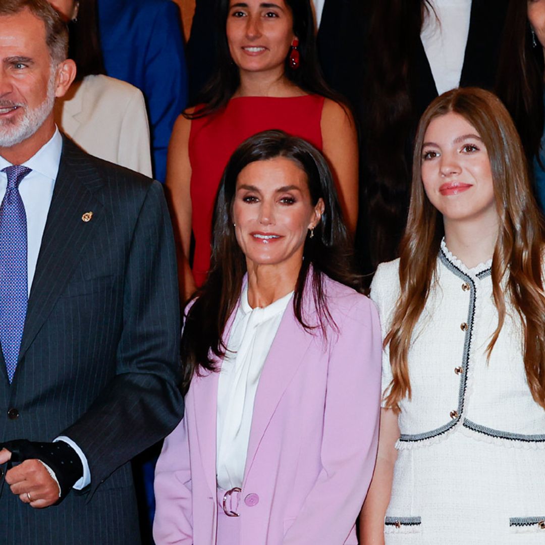 El look con el que la reina Letizia deja brillar a sus hijas mientras rompe una tradición